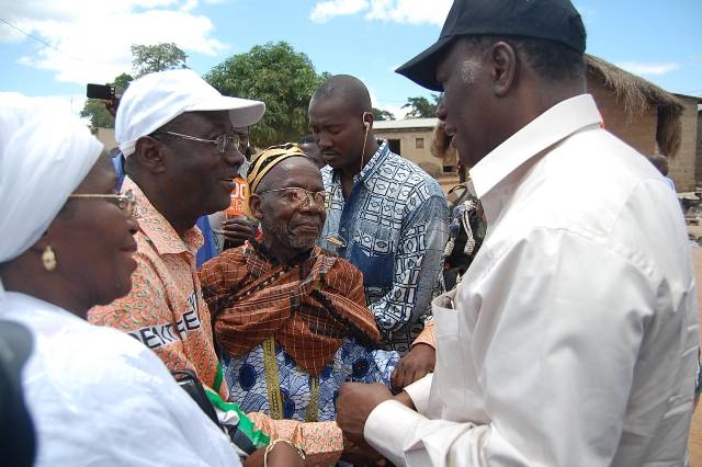 Tournée du candidat ado dans la vallée du bandama - Katiola, Tafiré, Niakara : Le pays Tagbana dit 